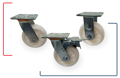 medium duty castor wheel