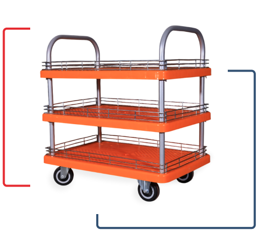 3layer-with-border 3 Layer Trolley with Border