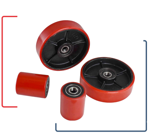 srp-cast-iron-with-pu-bonded-load-pallet-wheel srp cast iron with pu bonded load pallet wheel